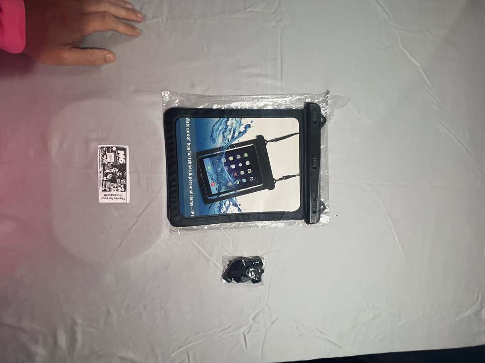 Universal Waterproof Tablet Pouch Case with Adjustable Strap